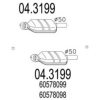 MTS 04.3199 Catalytic Converter